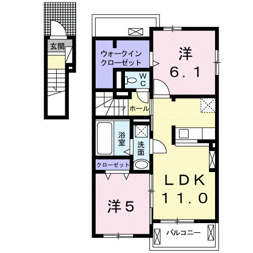 エピナールⅡの間取り
