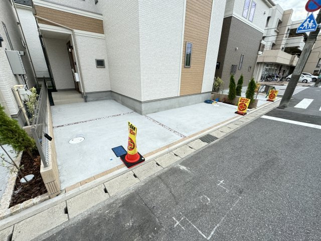 松戸市中和倉新築戸建（中和倉２期）の駐車場|2-B号棟駐車スペース・2台駐車可