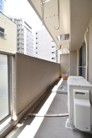 あみだ池ハイツのバルコニー