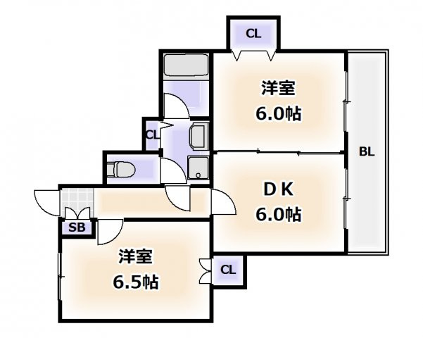 【間取り】 | CITY SPIRE難波プレミア