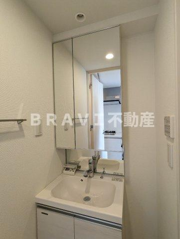 アドバンス大阪バレンシア BRAVI不動産の独立洗面台