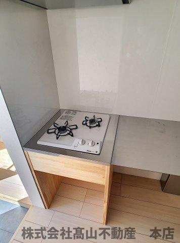 宗像市赤間１丁目のアパートのキッチン
