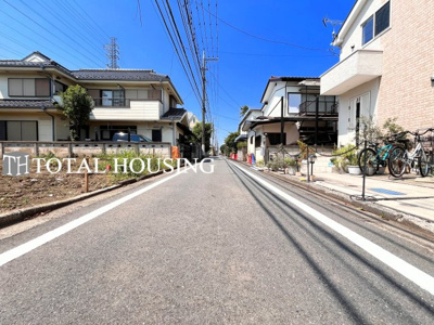 【前面道路含む現地写真】 | 立川市若葉町2丁目　売地　全1区画