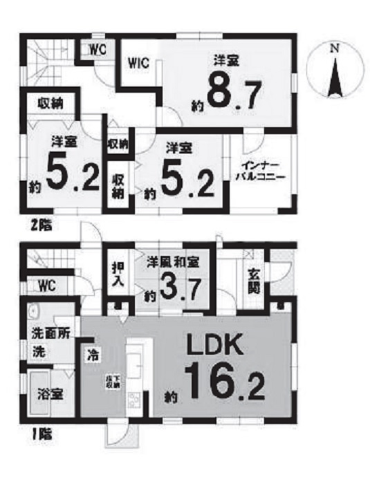 岡崎市鴨田本町の外観