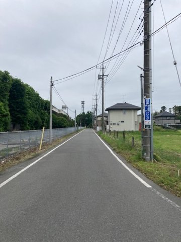 下都賀郡壬生町大字壬生丁　土地　予約済の前面道路含む現地写真