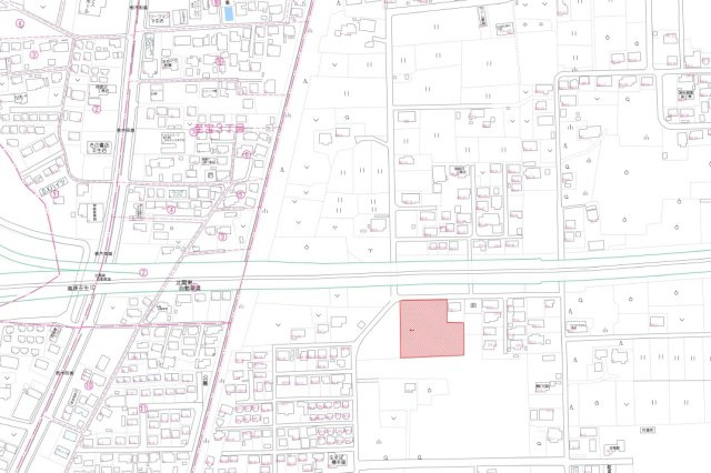 下都賀郡壬生町大字壬生丁　土地の地図