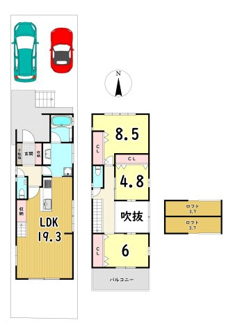 【間取り】 | K41177-3号地大宮 