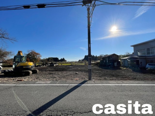 【外観】 | 【建築条件なし】大仙市藤木字甲新藤木 間口の広い280.69坪 事業用地・住宅用地