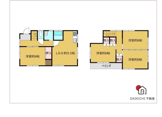 【間取り】 | 熊谷市成沢　中古戸建