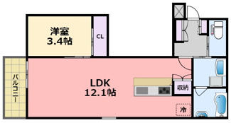 【間取り】 | リファインド武庫川Ⅱ