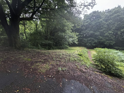 【周辺】 | 高島市安曇川町中野1032番6　売土地 | 本物件前道路への入口道路