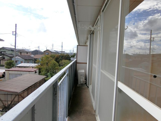 パルテール市川のバルコニー