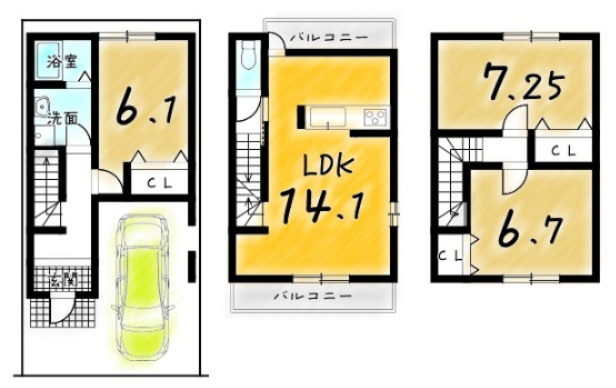 伏・羽束師鴨川町