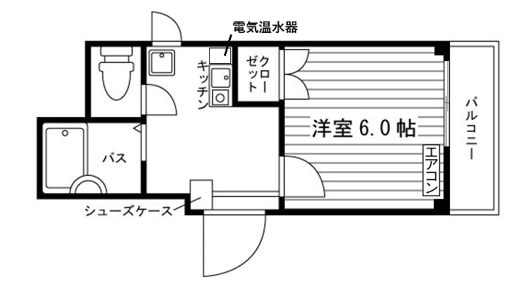 グリュック・雄の間取り