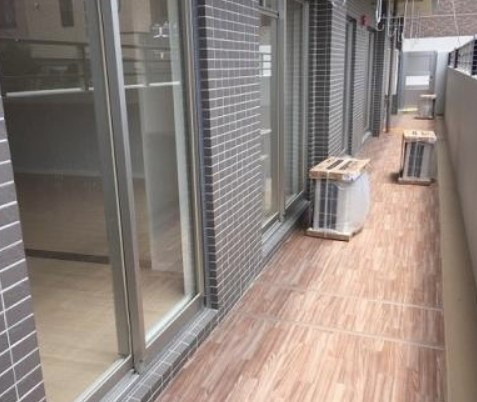 プレジデント正弥久留米駅前のバルコニー