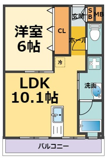 【間取り】 | グランドハイツ浜甲子園（ペット可のマンション） | グランドハイツ浜甲子園