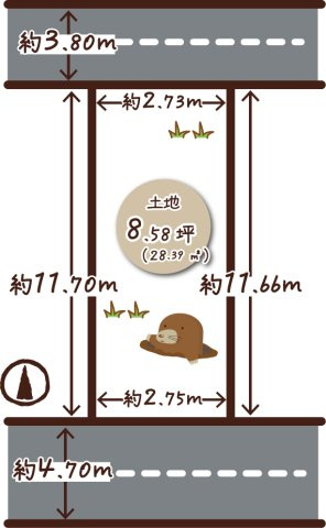 下津林北浦町|【建築条件無土地】
駐車場・倉庫用地としてご検討ください♪
