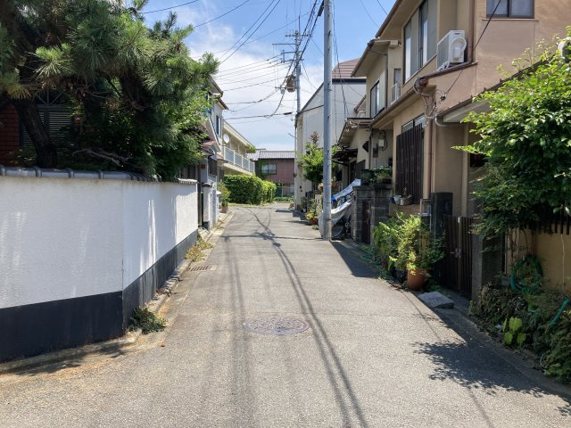 北区等持院南町の前面道路含む現地写真