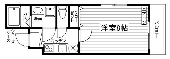 Ray court宮東の間取り|Gタイプ間取図