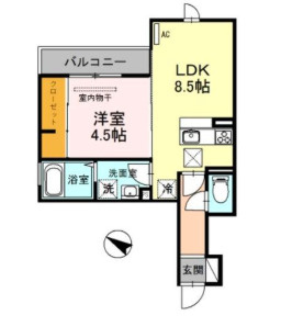 【間取り】 | セジュール下山手通