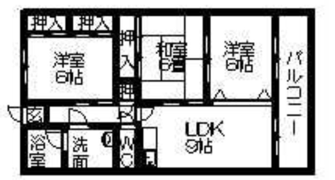 №8山一ビルの間取り