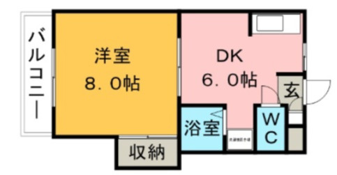 シャトレ今町の間取り
