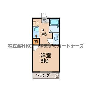 印度屋ハイツ2の間取り