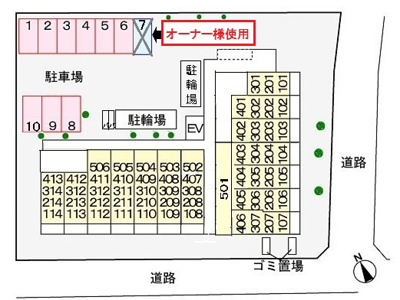 【区画図】 | ｂｒｏｔｅ湘南 | 駐車場