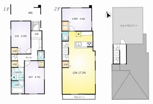 【間取り】 | 【仲介手数料０円】相模原市緑区橋本5丁目　中古一戸建て | 相模原市緑区橋本5丁目　中古一戸建て
