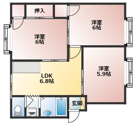 【間取り】 | セレステ築地