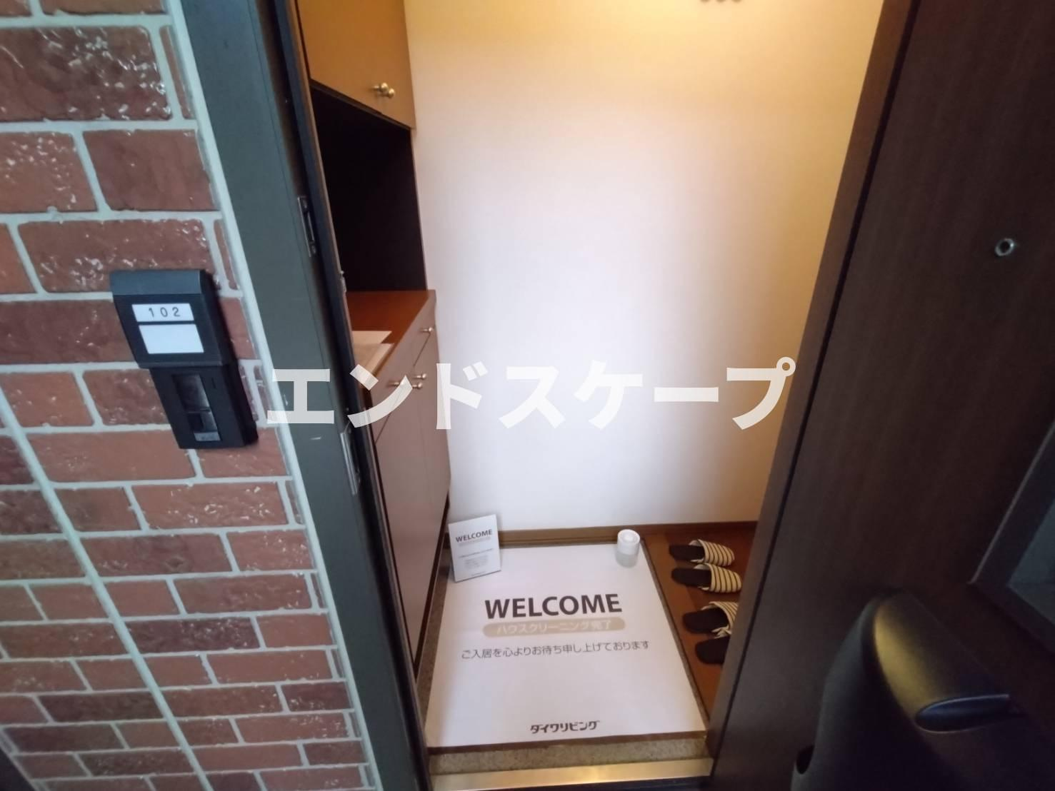 御料所ガーデンDの玄関|高崎、前橋エリアのお部屋探しはエンドスケープまで！お客様の理想お聞かせ下さい♪