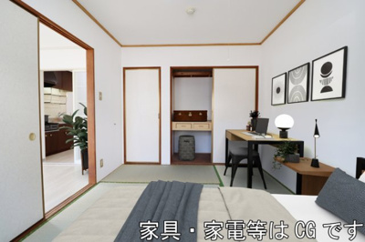 【和室】 | メゾンフェール | ※同物件・反転タイプの写真です。