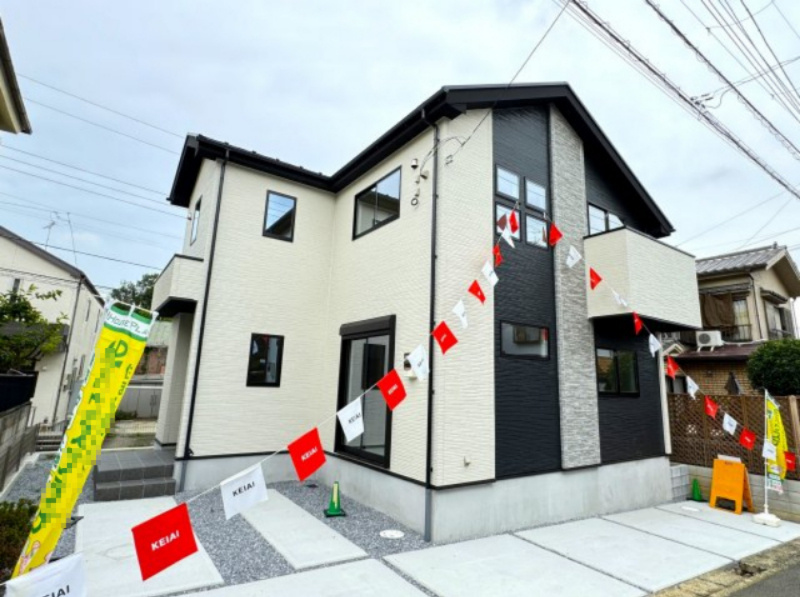 市川市北国分３丁目新築戸建（北国分６期）の外観|完成済み内覧可能です！