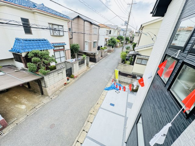 市川市北国分３丁目新築戸建（北国分６期）の展望|バルコニーより道路側眺望