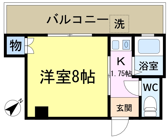 あたらしやマンションの間取り