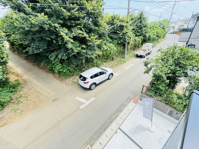 松戸市二十世紀が丘丸山町新築戸建【大橋小学校：6分】の展望|バルコニーより道路側眺望