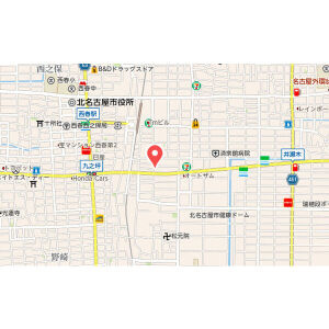 メリディアン西春の地図