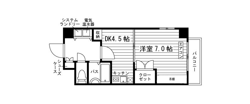 J’fort烏丸紫明の間取り|代表的な間取です