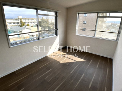 【寝室】 | 大和ハイツA棟 | 落ち着いた色調の寝室です