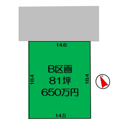 【区画図】 | 太田市新田上田中町　売土地