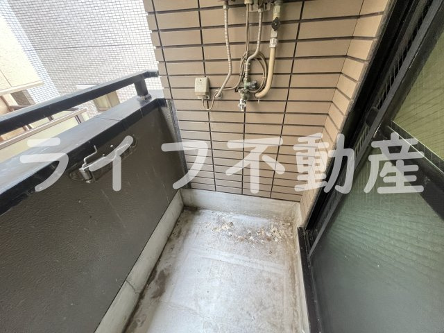 CTビュー永和のバルコニー|お洗濯にも便利なバルコニー付き