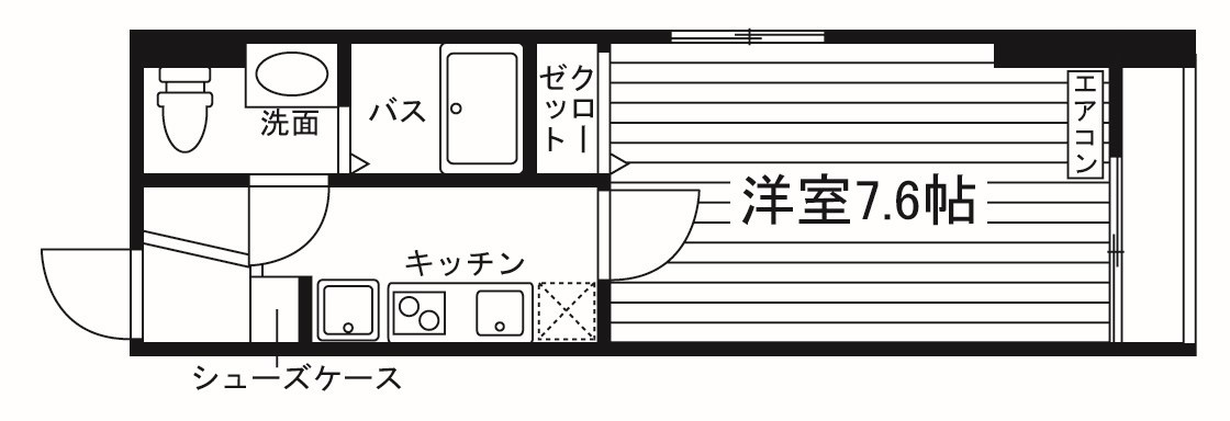 Luxe智恵光院の間取り|代表的な間取りです