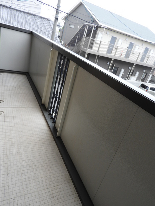 フローレスかおり　Ｄのバルコニー