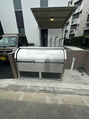 【その他共用部分】 | ルーチェ日吉 | 敷地内ごみ置き場でごみ出しもらくらく～♪忙しい社会人さんや主婦さんにもうってつけ！