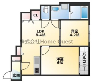 【間取り】 | F asecia bonheur