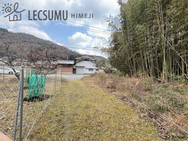 姫路市打越/売土地の前面道路含む現地写真