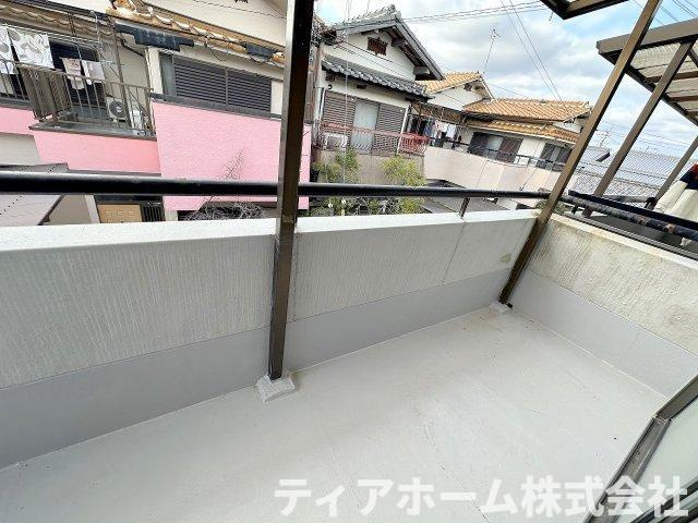 磯野戸建てのバルコニー