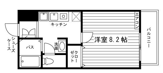 メゾンカレの間取り|Aタイプ