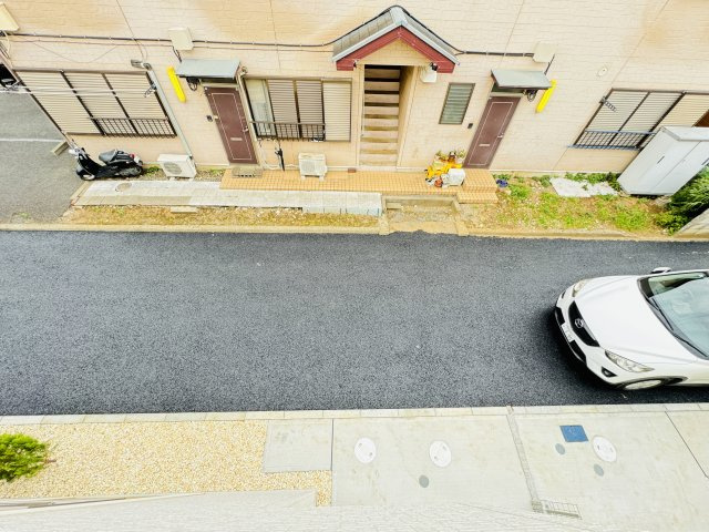 市川市中国分２丁目新築戸建の展望|バルコニーより道路側眺望