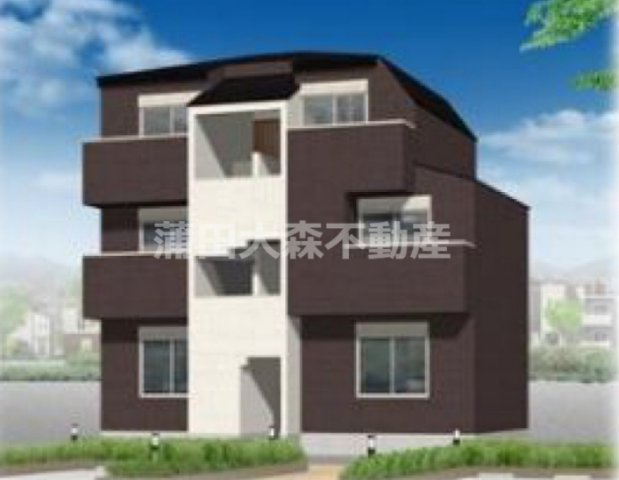 グロースフル蒲田の外観パース